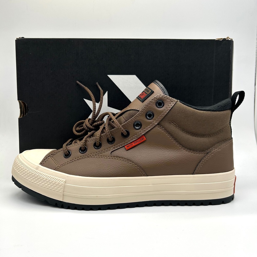 Converse Malden Street Boot Mid Mens 12 Grounded Black Brown Sneakers A13225C